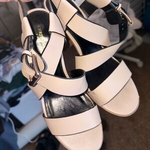 christian siriano for payless open toed ankle strap heel